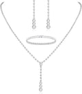 Silver Bridal Jewelry Set